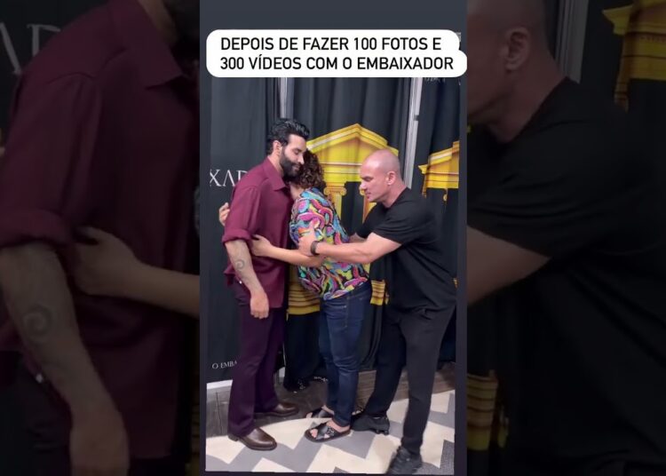 O MEME DO ANO! DAVID BRAZIL NÃO QUER LARGAR O EMBAIXADOR E VÍDEO VIRALIZA