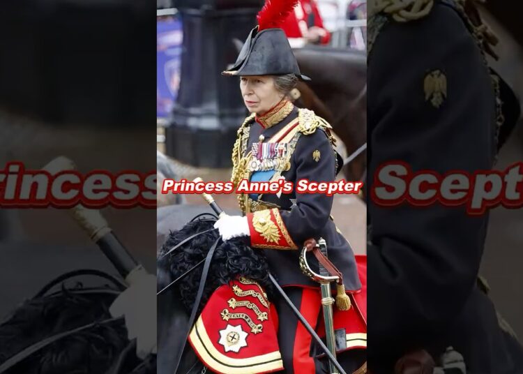 Princess Anne’s Scepter #princessanne #queencamilla #kingcharles #royal
