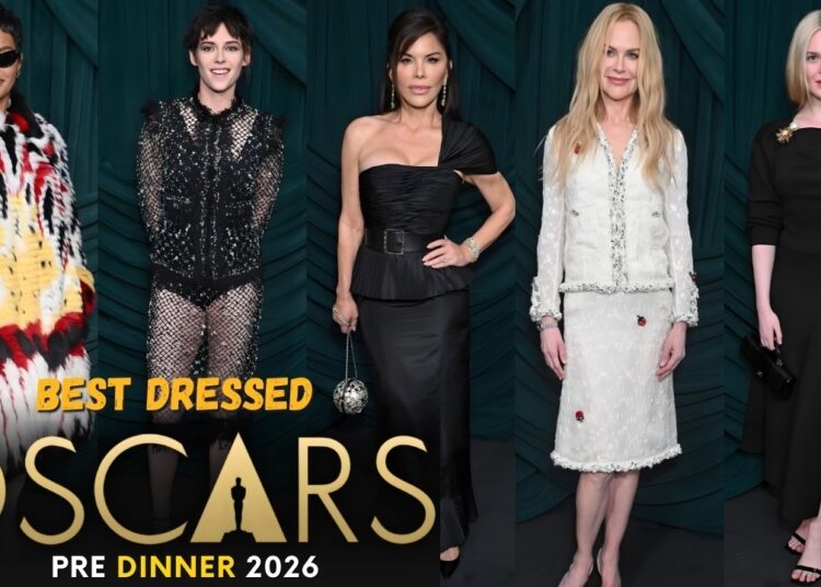 BEST DRESSED AT THE CHANEL & CHARLES FINCH PRE OSCARS DINNER 2026!
