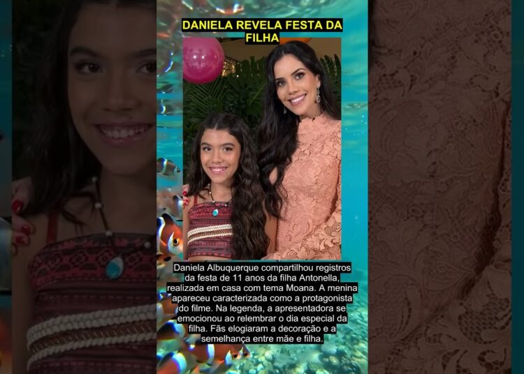 DANIELA REVELA FESTA DA FILHA #shorts