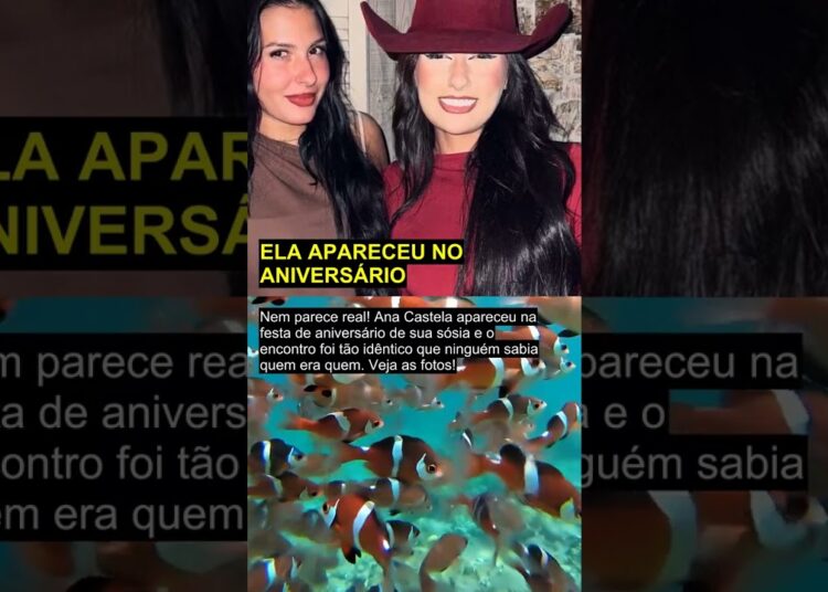 ELA APARECEU NO ANIVERSÁRIO #shorts #anacastela