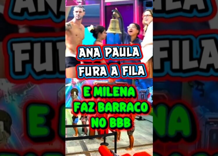 FURA-FILA! ATITUDE DE MILENA DÁ O QUE FALAR