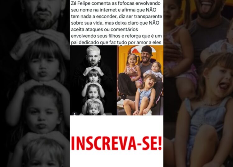 O cantor Zé Felipe comentou recentemente sobre as fofocas e comentários #noticias #famosos