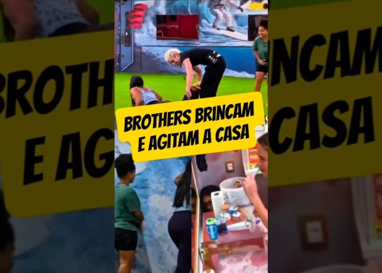 MILENA, CHAIANY, JULIANO E SAMIRA DEIXAM TRETAS DE LADO E BRINCAM
