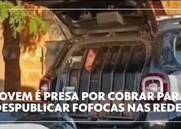 Jovem é presa por cobrar até R$ 300 para despublicar fofocas em redes sociais