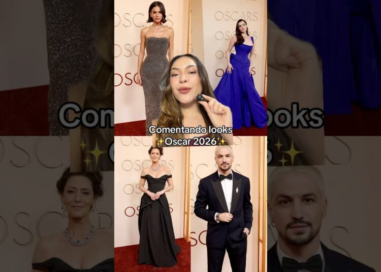 Comentando looks dos famosos Oscar 2026! #fashion #famosos #oscars #oscars2026 #brasil