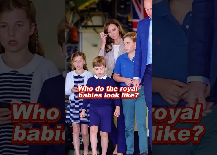 Who do the royal babies look like? #princesskate #diana #royal #charlotte