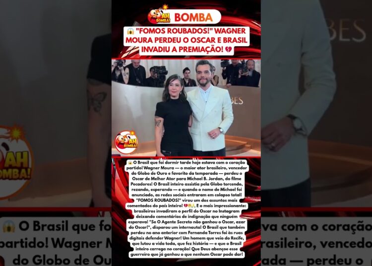 WAGNER MOURA PERDE O OSCAR PARA MICHAEL B. JORDAN E BRASIL EXPLODE DE INDIGNAÇÃO!