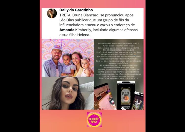 #brunabiancardi faz postagem após os últimos acontecimentos com #amandakimberlly. #fofocas #neymar