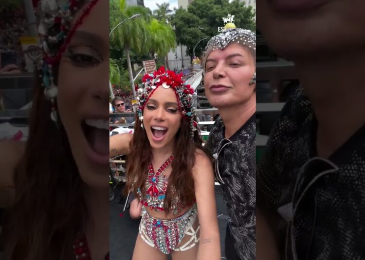 David Brasil mostra Mega Bloco de Anitta com famosos no trio