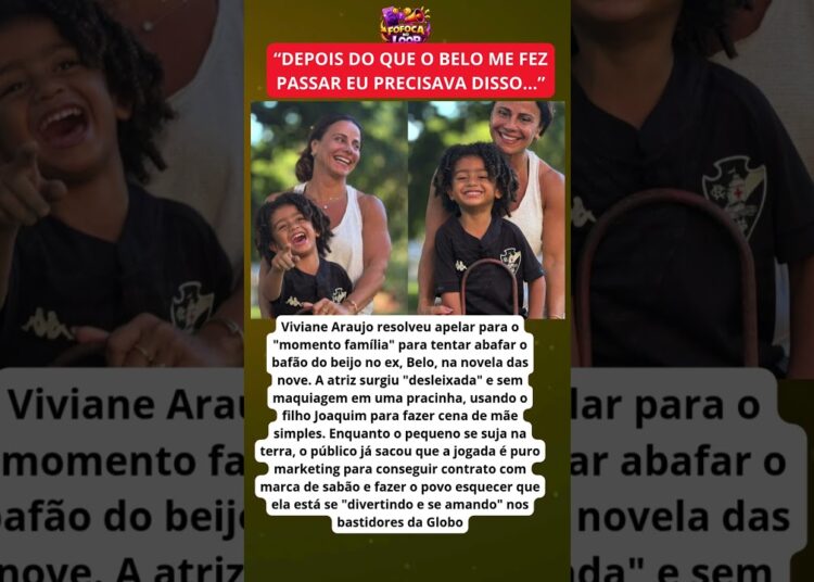 FOFOCA! VIVIANE ARAUJO curte dia de folga com o filho em pracinha no Rio de Janeiro após polemica