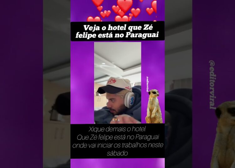 vem ai gravação de clip novo no Paraguai Zé felipe trabalha muito #fofoca