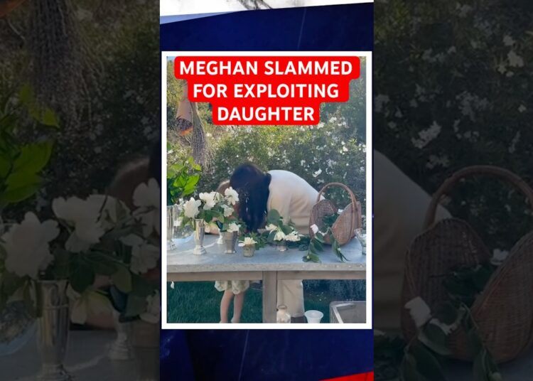 Meghan Markle breaks royal rules by selling crying daughter Lili in sinister new Instagram video