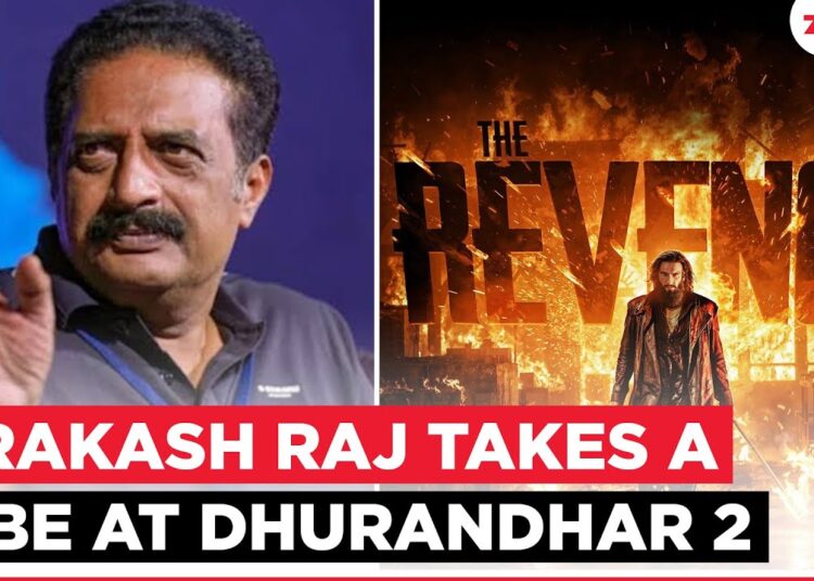 Prakash Raj makes FUN of Dhurandhar 2; takes indirect dig at South stars for praising the film