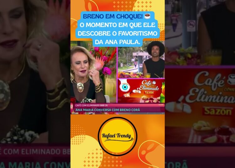 BRENO EM CHOQUE! ☕️ O momento em que ele descobre o favoritismo da Ana Paula.
