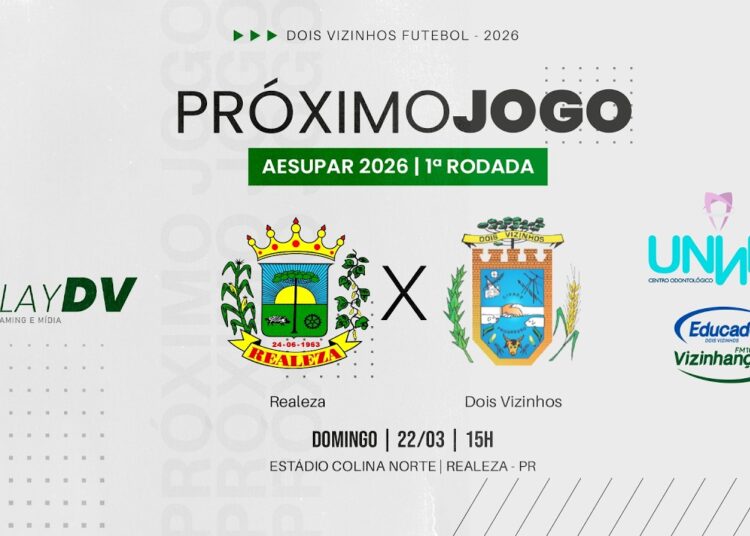 AO VIVO: REALEZA X UDF/DOIS VIZINHOS | COPA AESUPAR 2026 | 1ª RODADA
