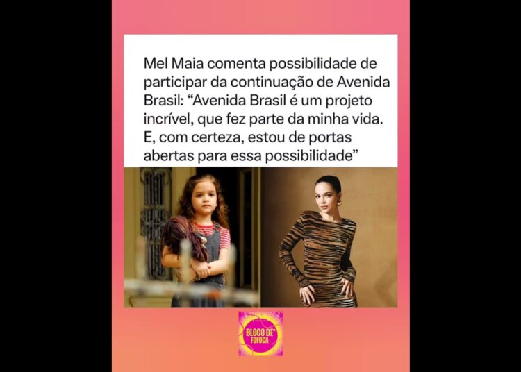 #melmaia comenta possibilidade de participar da continuação de #avenidabrasil . #fofocas #fofoca