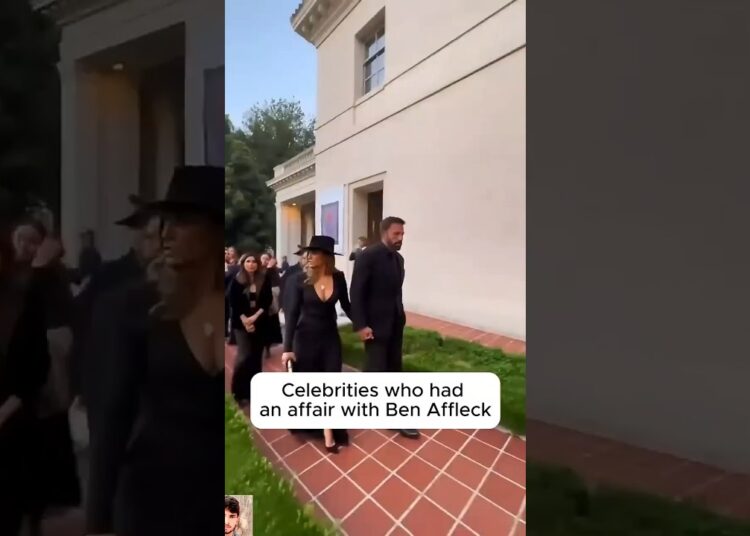 Celebrities Who had an affair with Ben Affleck