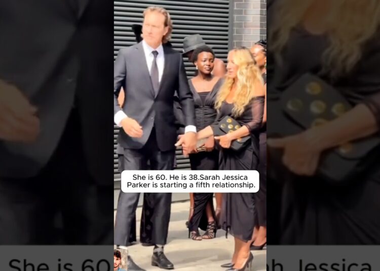 She is 60. He is 38.Sarah JessicaParker is starting a fifth relationship.