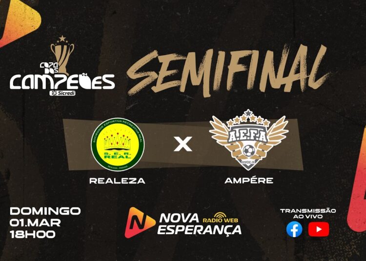 AO VIVO | Realeza X AEFA Ampére | Copa dos Campeões Sicredi 🏆⚽