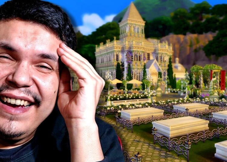 CONSTRUÍMOS um CEMITÉRIO da REALEZA no The sims 4