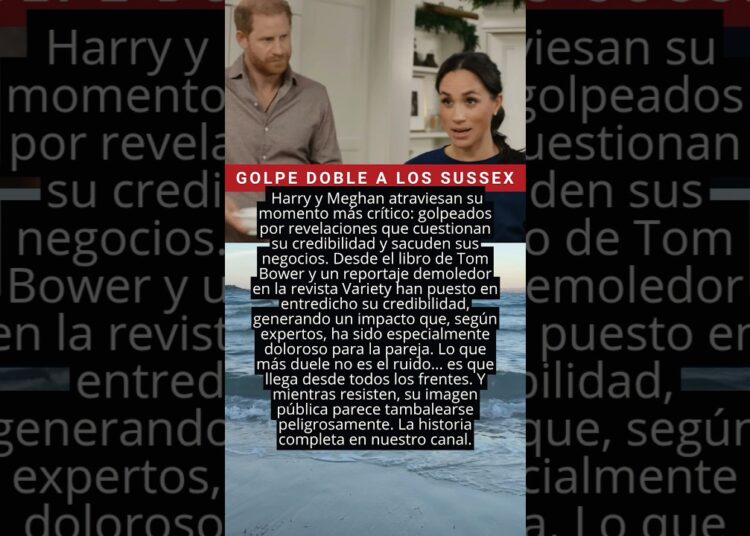 Golpe doble deja a Harry y Meghan contra las cuerdas #realezabritanica #meghanmarkle #meghanyharry