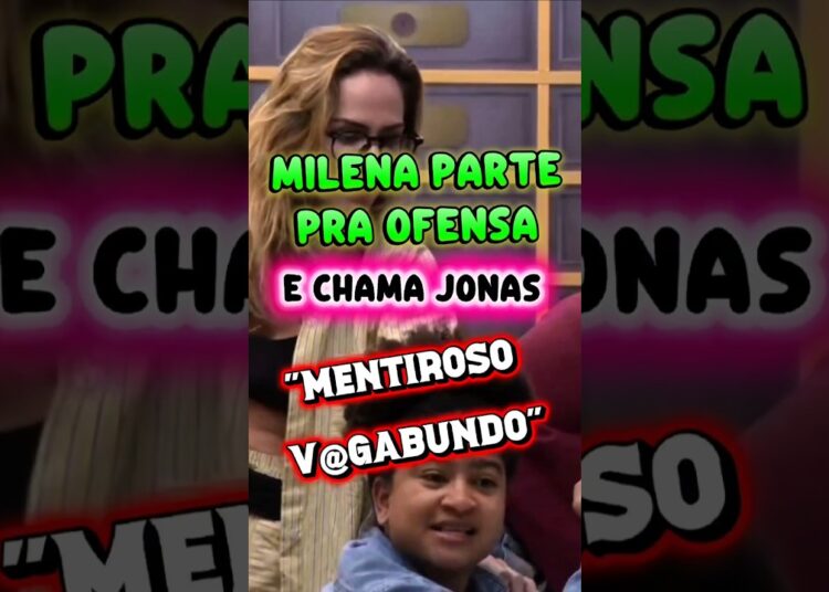 CLIMA PESADO! MILENA DISPARA XINGAMENTO CONTRA JONAS NA TARDE DA CASA MAIS VIGIADA DO BRASIL
