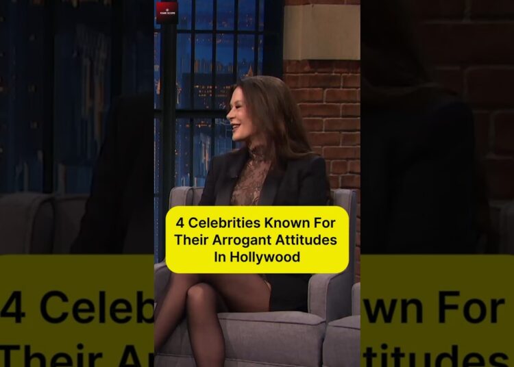 4 Celebrities Known For Their Arrogant Attitudes In Hollywood