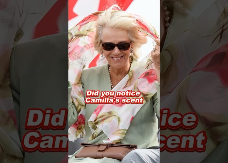 Did you notice Camilla’s scent #queencamilla #fyp #foryou #royal