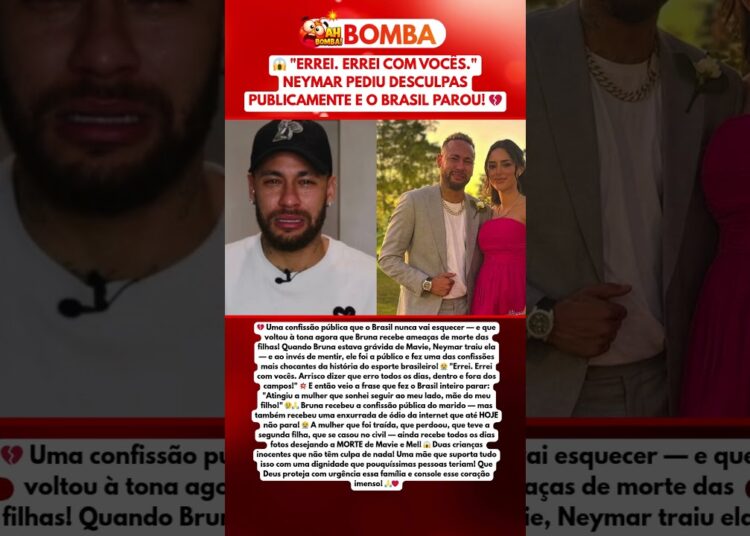 NEYMAR ADMITIU A TRAIÇÃO COM BRUNA GRÁVIDA E FEZ A CONFISSÃO QUE DESTRUIU O BRASIL!
