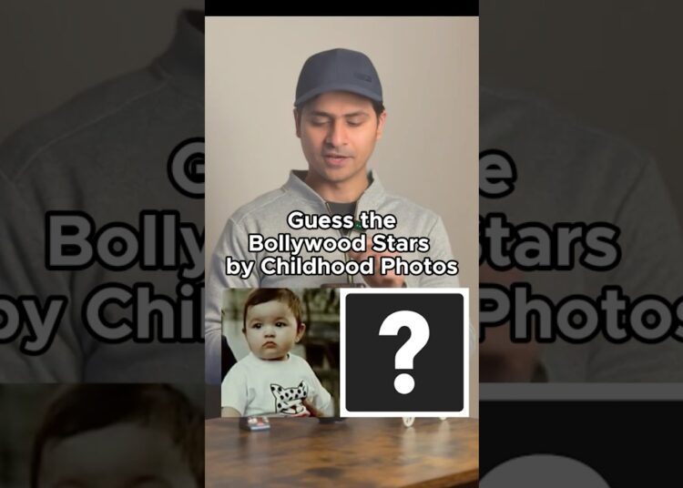 BOLLYWOOD QUIZ | Guess the Star by Childhood Photos! 📸✨ #shorts