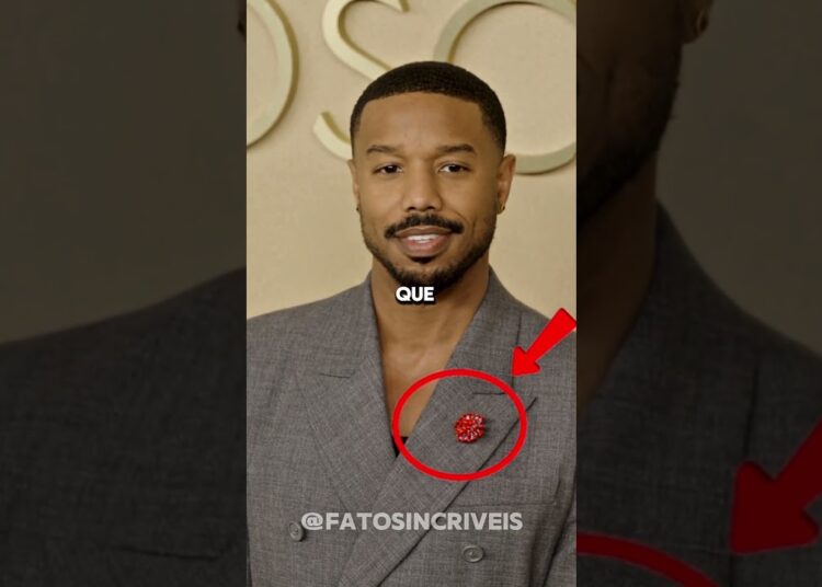 O broche por trás do pescoço de Michael B. Jordan escondia segredos!#curiosidades #noticias #brazil