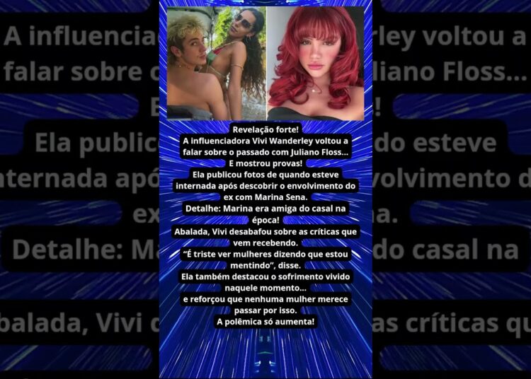 VIVI WANDERLEY EXPÕE INTERNAÇÃO E DESABAFA SOBRE JULIANO!