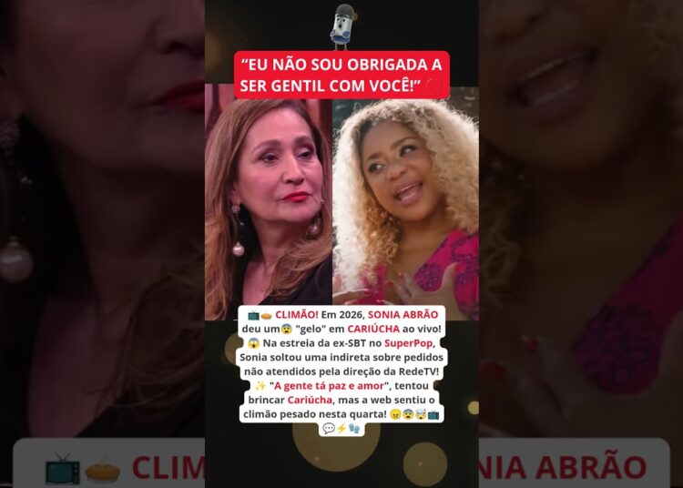 SONIA ABRÃO ironiza pedidos de CARIÚCHA na RedeTV! 😱🚨