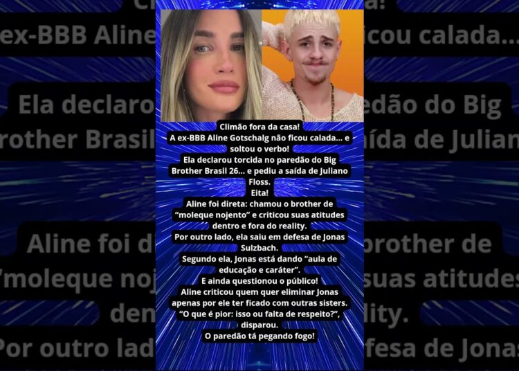 EX BBB DETONA JULIANO FLOSS E PEDE ELIMINAÇÃO!