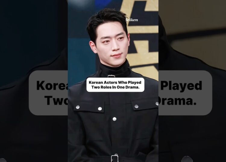 Korean Actors Who Played Dual Roles in K-Dramas 👏#youtubeshorts