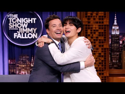 America Shocked! BTS’s Taehyung hugs Jimmy Fallon and makes a shocking revelation!