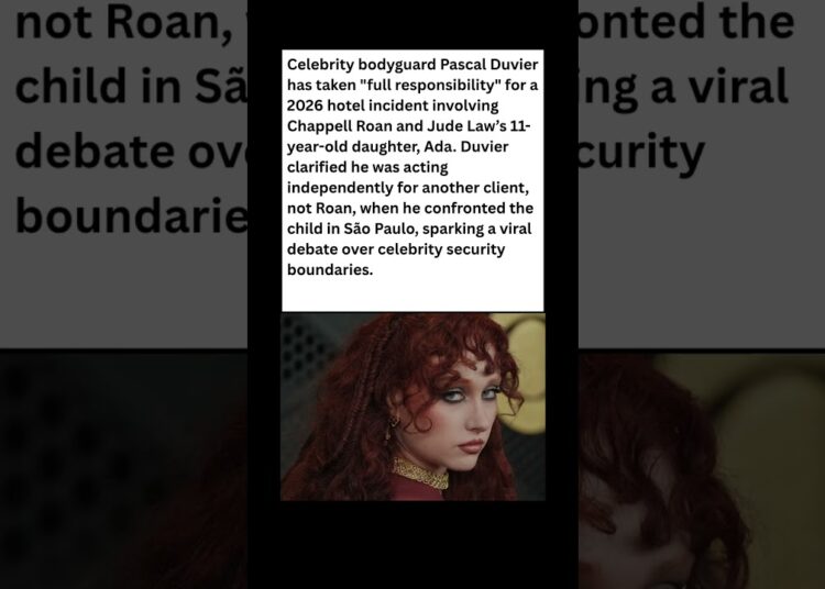 🛑 Security Guard Breaks Silence on Chappell Roan Drama! ⚖️ #celebrity #news #shorts