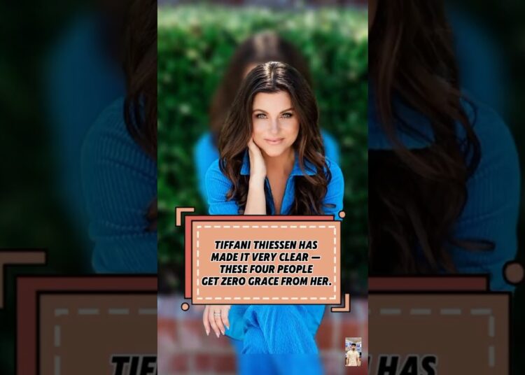 S.Tiffani Thiessen has made itvery clear – these four peopleget zero grace from her.KITPREME