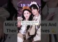 Mini C-Drama Actors & Their Stunning Wives You Didn’t Know About 😍 #yangmeimei #yulong #trending