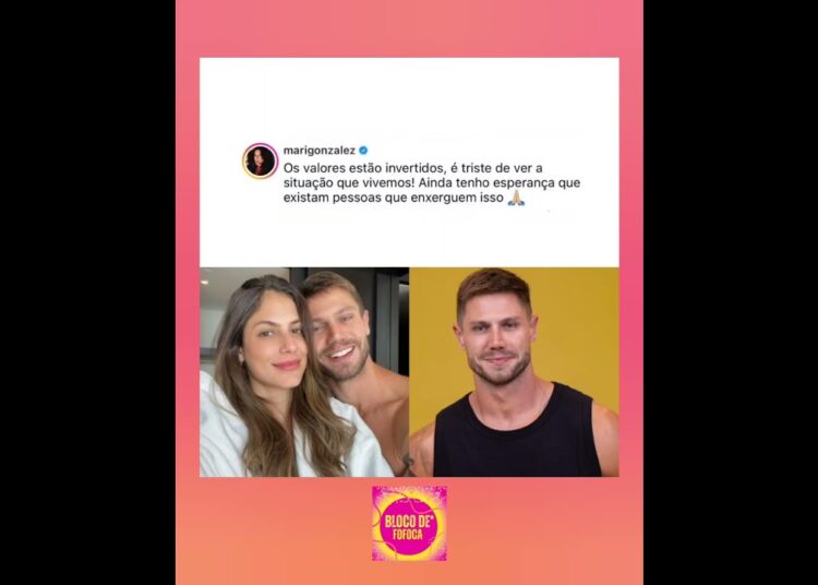 Após a eliminação de Jonas, sua ex-namorada#marigonzalez comentou sobre a situação e fez um desabafo