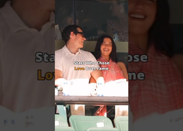 Stars Who Chose Love Over Fame