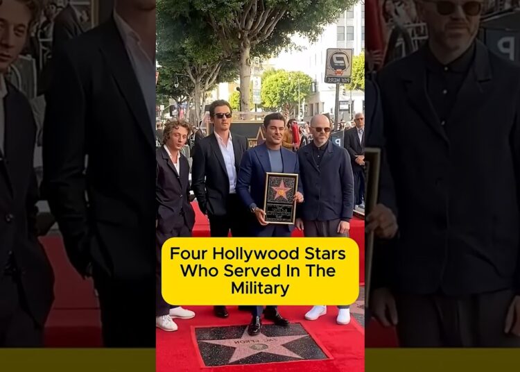 Four Hollywood Stars Who Served In The Military – The Last One Surprised Many