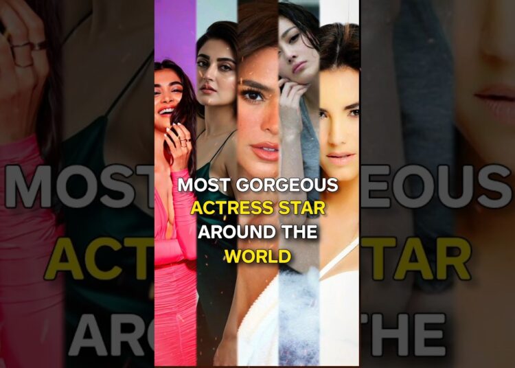 Most Gorgeous Actress Stars Around The World 🌎 #celebrity #actress #shorts