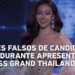 Dentes falsos de candidata ao Miss Grand Thailand caem durante apresentação