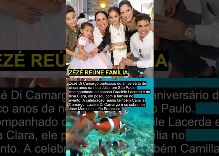 ZÉZÉ REÚNE FAMÍLIA #shorts #zezedecamargo