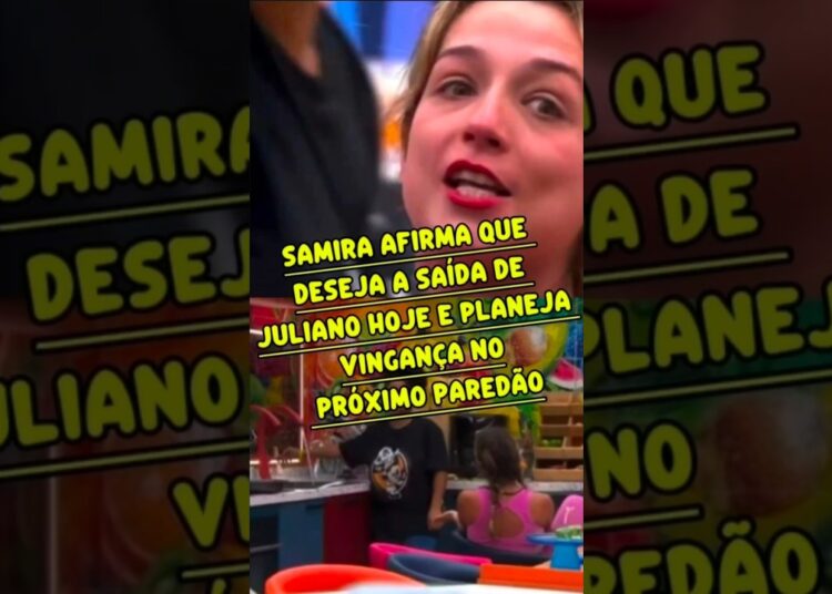 SAMIRA SURTA APÓS CONVERSA COM MILENA E CRAVA: QUERO O JULIANO FORA DO BBB