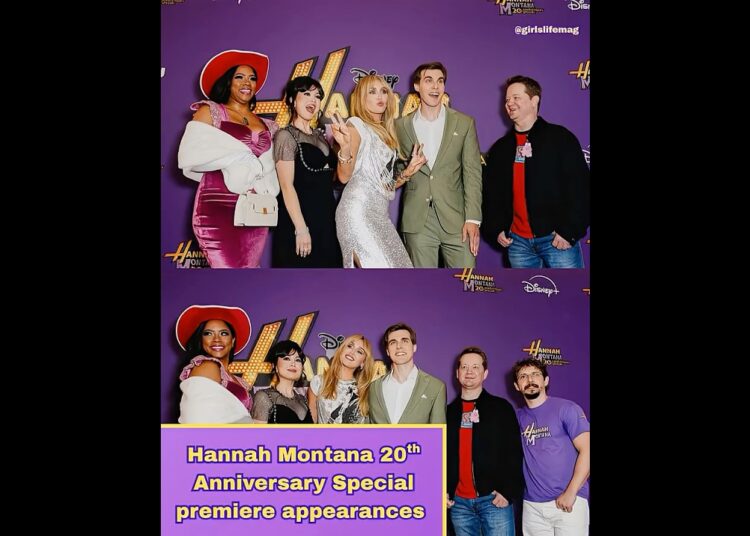 Sweet niblets! See which stars were at the Hannah Montana 20th Anniversary Special premiere 💖💜