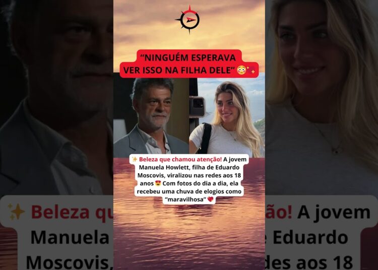 Filha de Eduardo Moscovis surge aos 18 e deixa a internet em choque 😳🔥