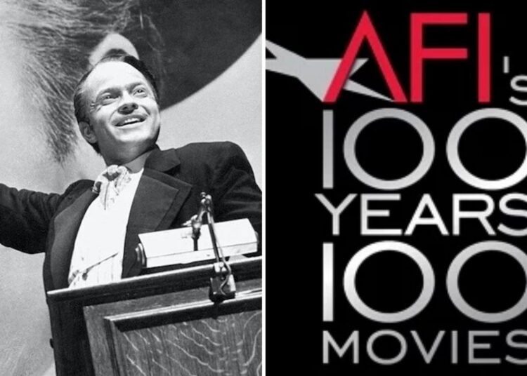 A AFI deve trazer de volta sua lista dos 100 melhores filmes